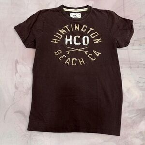 Hollister Brown Short Sleeve Tee